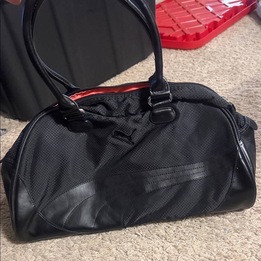 Puma Black Duffel Bag or Purse